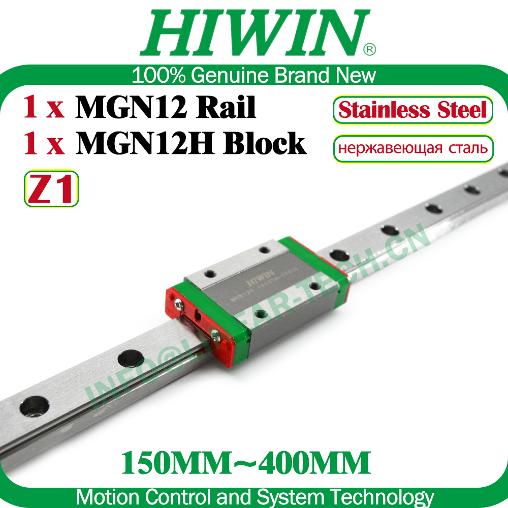 Linear Rail Mgn12H Set - HIWIN Edelstahl MGN12H Z1 vorinstallierte MGN12
