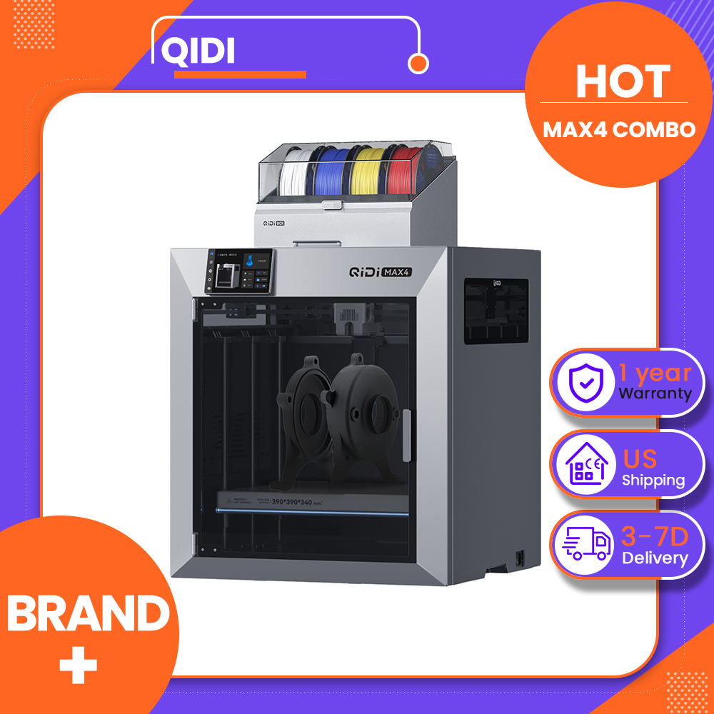 Direct Drive Dual Gear Extruder High Speed - QIDI Max4 Combo 3D-Drucker, bis zu