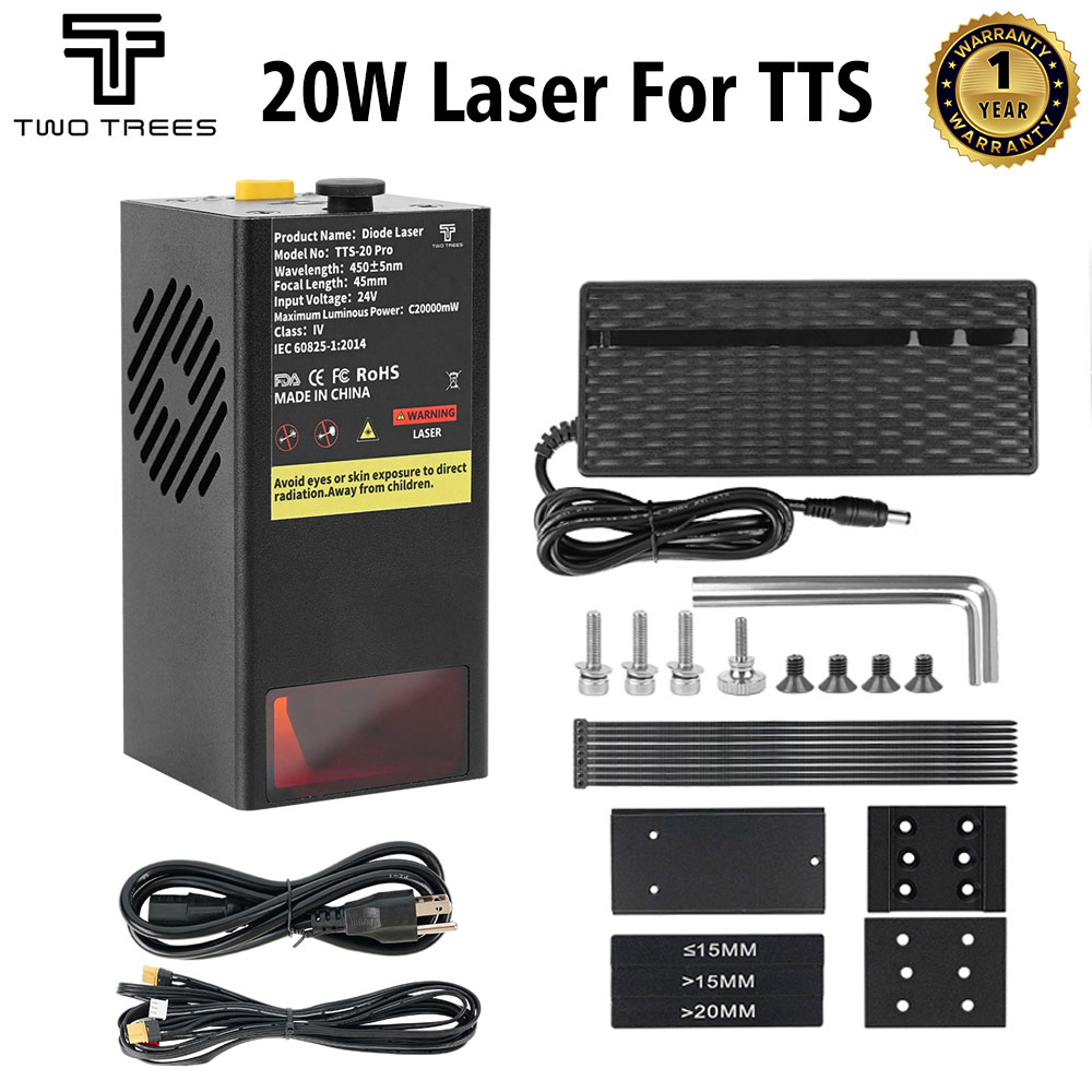 20W Laser Engraver Module Upgrade - TWOTREES 20W Laser Modul Für TTS-55