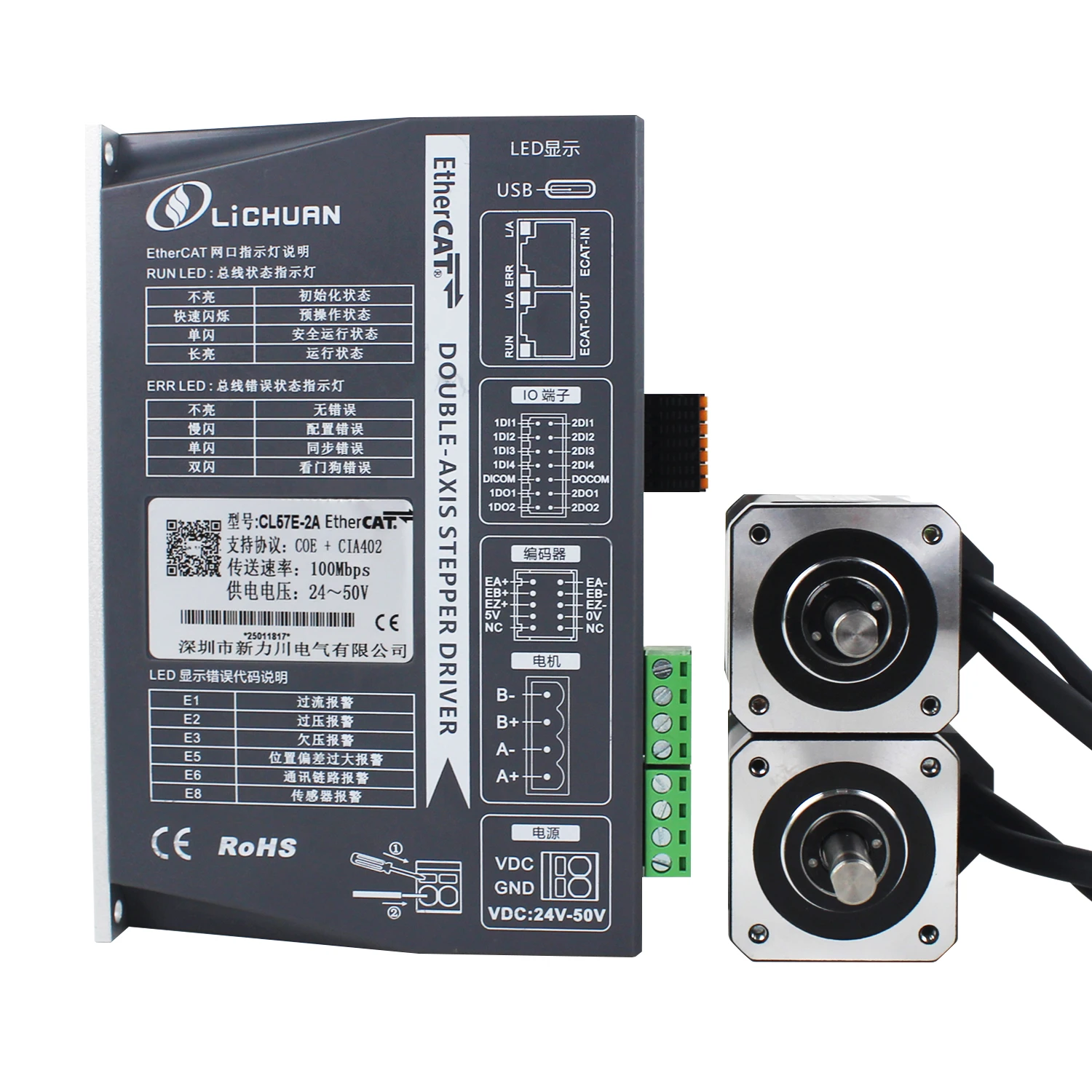 2026 Lichuan DC24V~50V 1.2A 10 – Closed Loop Stepper Motor Nema 17 Bewertung und Preis